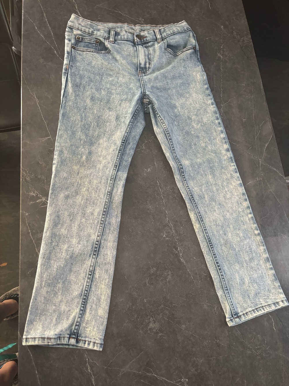 wonder nation Light Acid Wash boy’s Straight Jeans